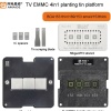 EMMC, STENCIL, Amaoe, Phone, TV, EMMC, 4 In 1, Reballing, Stencil, Jig, Platform, Televizyon , Emmc,Kalıplama, Seti