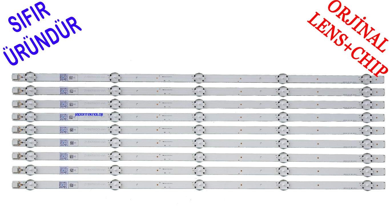 Arçelik A55L 8752 5S, 55L8752,  LED BAR, BEKO B55L 8752 5S LED BAR, GRUNDIG, 55VLX7730, BACKLIGHT, LED, Arcelik 55 DRT_REV0.1 - ZVB65600-AA , ARCELIK 55 DRT_REV0.1 LED BAR TAKIMI