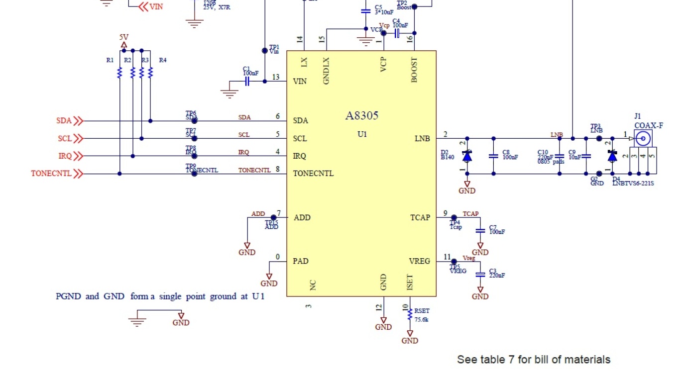 8305, A8305, A8305SESTR, A8305SEST, A8305, 8305, QFN LG LNB ENTEGRESI IC