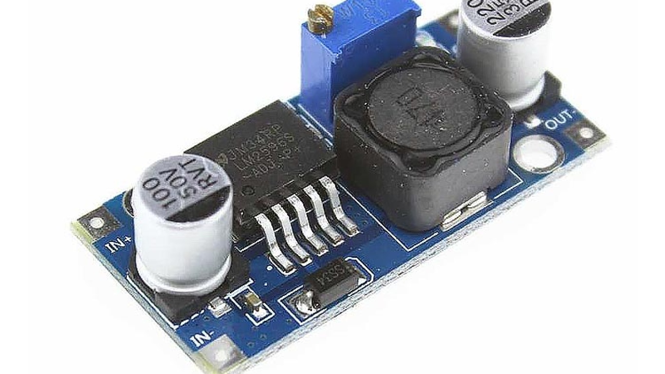 LM2596, DC-DC, Ayarlanabilir Voltaj Düşürücü Güç Modülü, (4-35V Giriş - 1-30V Çıkış), Ayarlanabilir Voltaj Regülatör Kartı