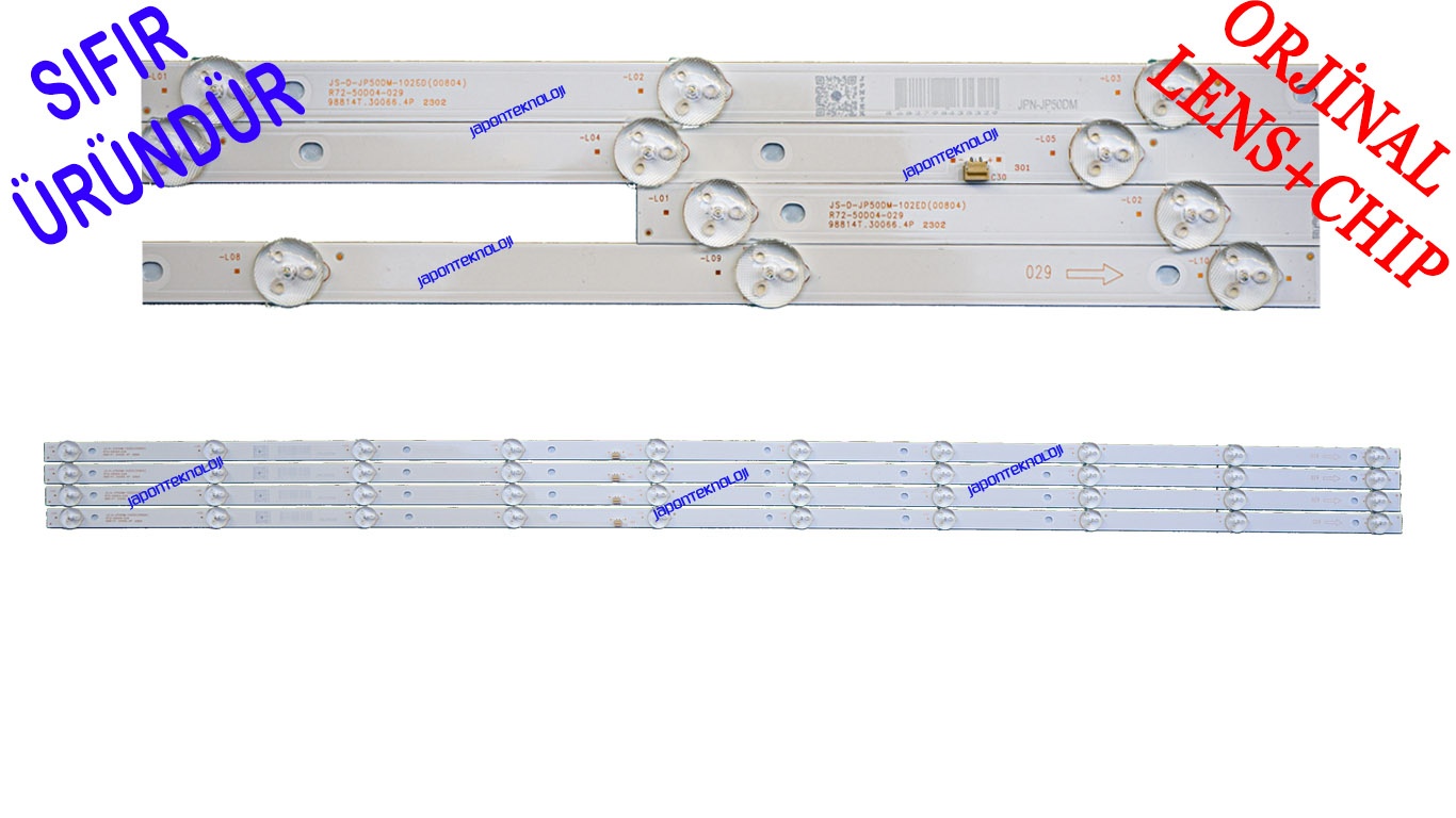SUNNY, SN50LEDJ203, AXEN  AX50LEDJ203, AX50LEDJ405/0216 LED BAR, JS-D-JP50DM-102ED (00804) , R72-50D04-029 , 988141T.30066.4P,