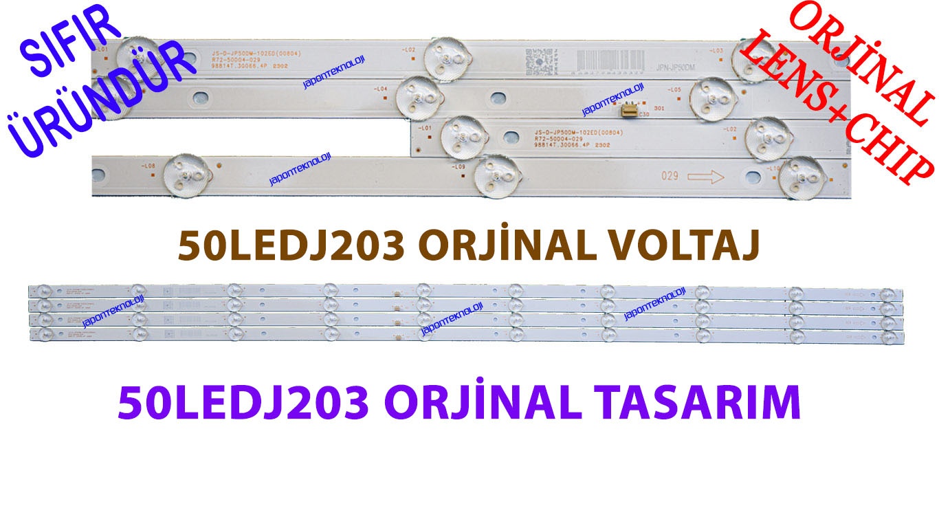 SUNNY, SN50LEDJ203, AXEN  AX50LEDJ203, AX50LEDJ405/0216 LED BAR, JS-D-JP50DM-102ED (00804) , R72-50D04-029 , 988141T.30066.4P,