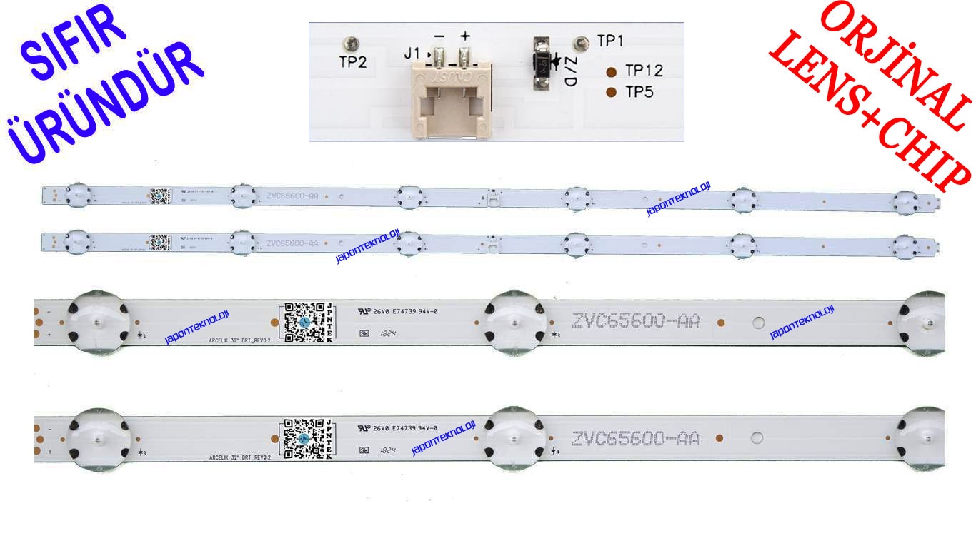 ARCELIK, LED BAR, BACKLIGHT, A32L5751D, 32L6760, 32LE6730BP, 32LE6525B, 32GFB6722, 32GFB6728, 32VLE6730BP, Munich 32CLE6745AP, A32L67525B, B32L67525B, B32L67525W, A32L67525W, 32VLE5730BN, Dortmund 32CLE5745, LED