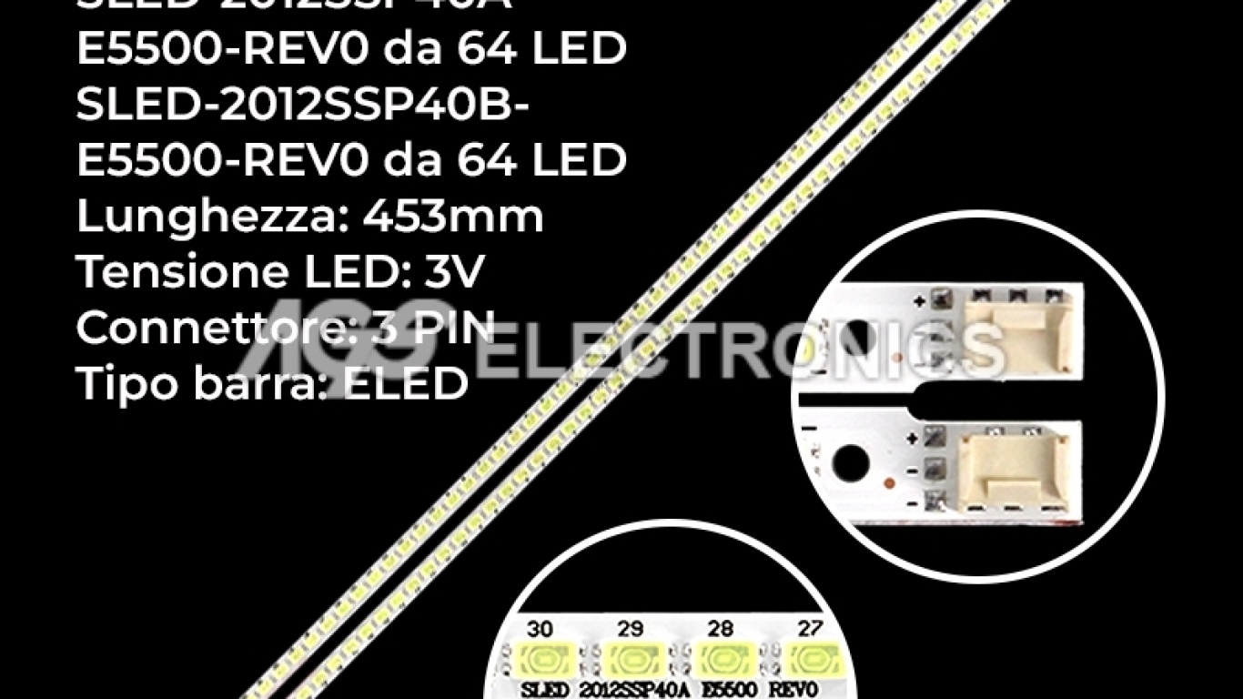 SLED 2012SSP40A/B E5000 REV0.2 for Sharp LC-40LE540RU LK400d3lb43c 40pfl4606h/58 5507h 40PFL5527K/12 LK400D3LB83