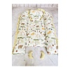 Baby Nest Zoo Fırfırlı Ortopedik Çift Taraflı Bebek Yatağı Anne Yanı Bebek Yatağı