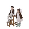 Nakışlı Peluş Polar Bebek Çocuk Yelek Wellsoft Yelek