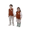 Nakışlı Peluş Polar Bebek Çocuk Yelek Wellsoft Yelek
