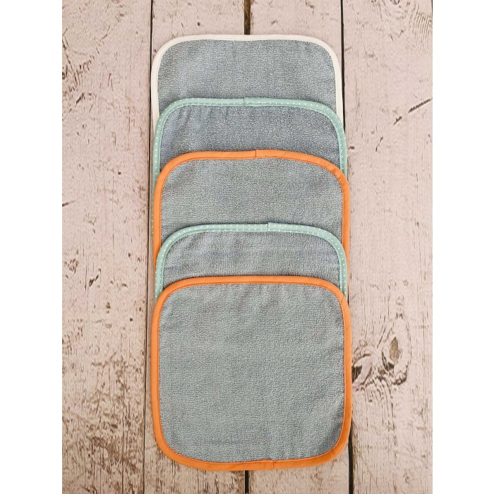 5li Micro-cotton Bebek Ağız Mendili Önlük Havlu