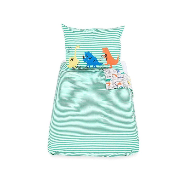 Dinazor Çocuk Bebek Nevresim Takımı 100x150