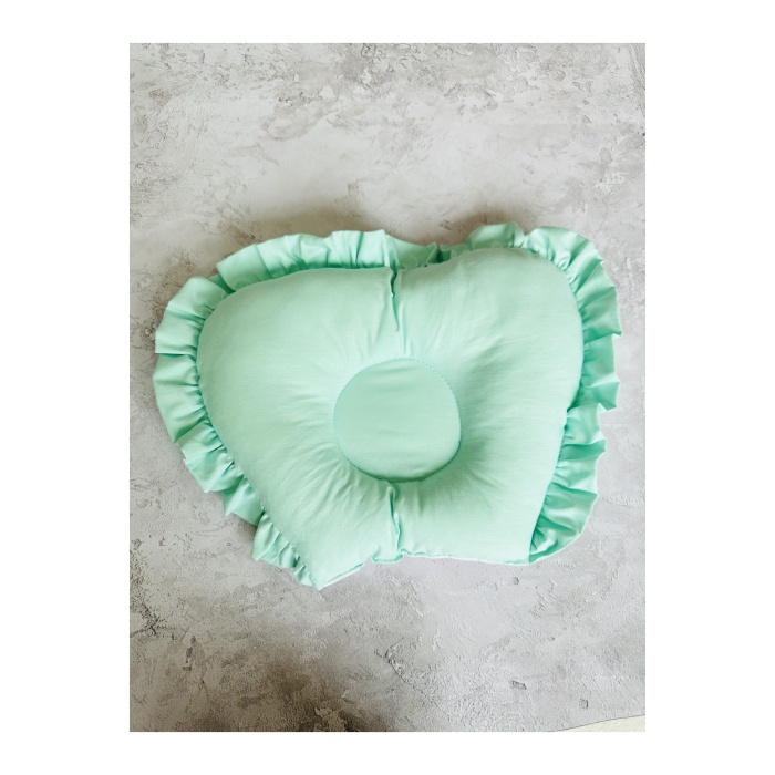 Baby Nest Geyik Fırfırlı Ortopedik Çift Taraflı Bebek Yatağı Anne Yanı Bebek Yatağı