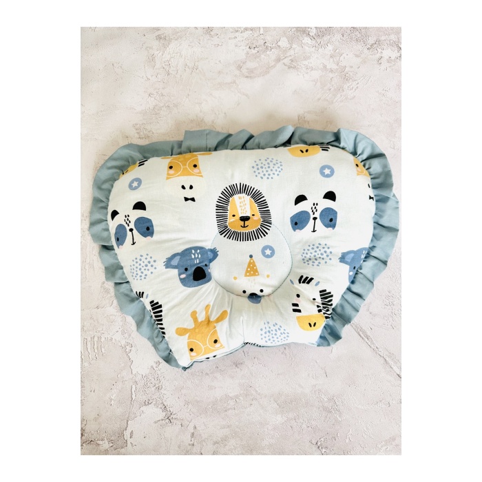Baby Nest Kafalar Fırfırlı Ortopedik Çift Taraflı Bebek Yatağı Anne Yanı Bebek Yatağı