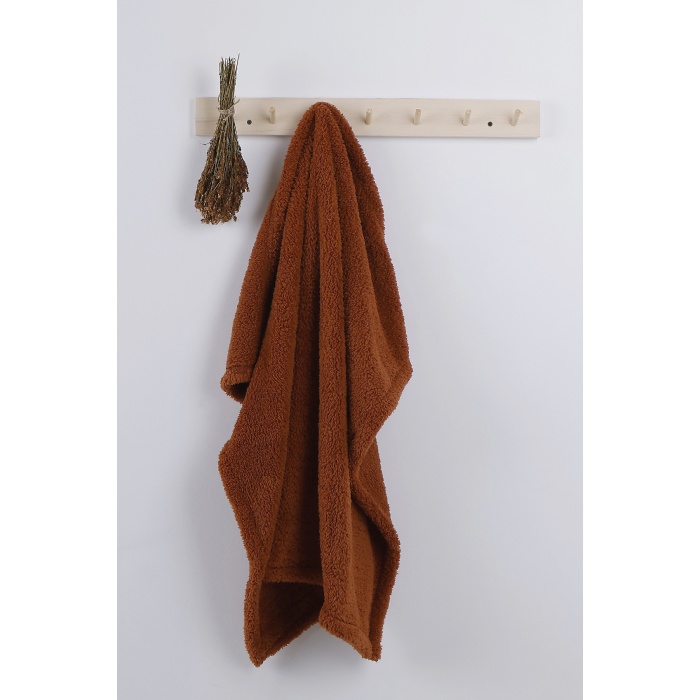 Kahve Wellsoft Bebek Battaniyesi Antibakteriyel Yumuşak 85x100