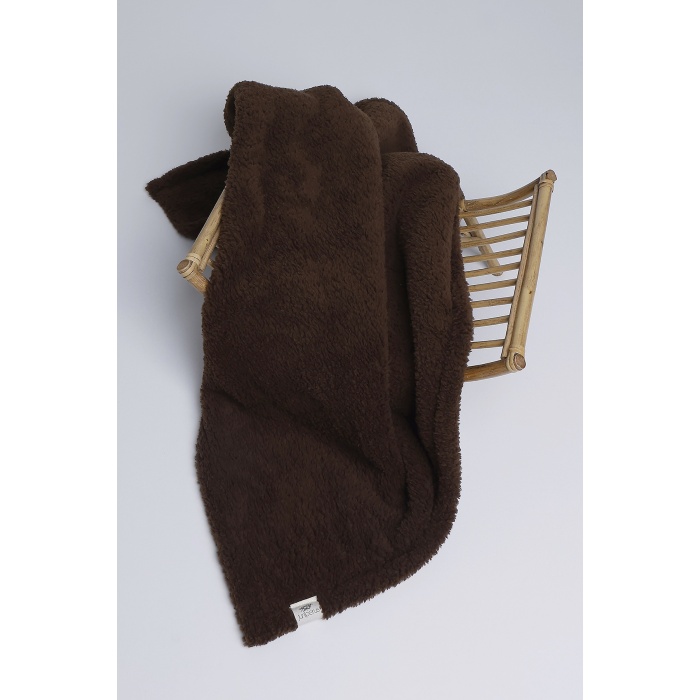 K. Kahve Wellsoft Bebek Battaniyesi Antibakteriyel Yumuşak 85x100
