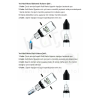 Mentol Topu Sıvı Form Mentol Aromalı 9 ML (300 Kullanım) X 10 Adet