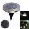 Disk Light Güneş Enerjili Solar Bahçe Ve Paslanmaz Yol Aydınlatması (4 Adet)
