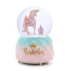 Unicorn Kar Küresi Otomatik Püskürtmeli Müzikli & Işıklı (büyük Boy)
