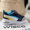 Wisco Işıklı Taban Mavi-siyah Çocuk Ayakkabı Ka-021