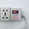 Akım Korumalı Universal Çift Usb Girişli Seyahat Tipi 3 Lü Priz
