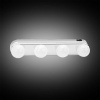 Kablosuz Parlak Banyo Stüdyo Makyaj Aynası Işığı Pilli Vantuzlu Taşınabilir 4 Led Ampul