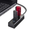 Çok Amaçlı 4 Port Girişli Güçlü Usb 3.0 Port Çoklayıcı Çoğaltıcı Adaptör Switch Splitter Hub