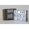 Cinematic Harflerle Işıklı Mesaj Veren Pilli Lightbox Işıklı Pano A5