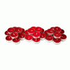 Renkli Kokulu Gül Yaprakları 500 Gr + 10 Kalpli Balon + 8 Kırmızı Mum