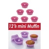 Soft Chef Mini Silikon Muffin Yanmaz Kek Kalıbı 12 Li