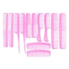 12 Li Comb Plastik Tarak Seti ( Pembe )