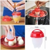 Silikon Yumurta Haşlama Pişirme Kabı 6lı Set