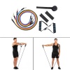 Egzersiz Çok Yönlü Pilates Direnç Lastiği Seti 10lu