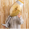 Kadeh Şekilli Cheers Yazılı Folyo Balon 37x92 Cm