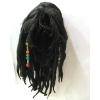Siyah Renk Joe Dreadlocks Astarlı Kabarık Rasta Peruk