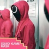 Orjinal Squad Game Maskesi Kalamar Oyun Maskesi Yuvarlak İthal Ürün