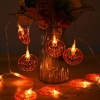 Cadılar Bayramı Halloween Balkabağı Temalı Led Işık 2 Metre