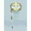 Venedik Masquerade Sopalı Maske Mavi Renk 17x35 Cm