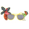 Hawaii Luau Cocktail Temalı Parti Gözlüğü Sarı Renk 8x15 Cm