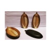 Yaprak Figürlü Çerezlik - Gold  Sunumluk 6 Lı Set