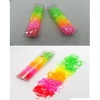 150 Adet Renkli Rainbow Lastik Toka Cimcime Tokası