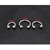 3lü Set 3 Boy Smiley Piercing Tragus -Burun Kaş Kıkırdak Helix Dudak (6mm-8 mm-10mm)