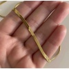 Gold Vip Seri İtalyan Çelik Kolye  55 cm -3mm  316L Çelik