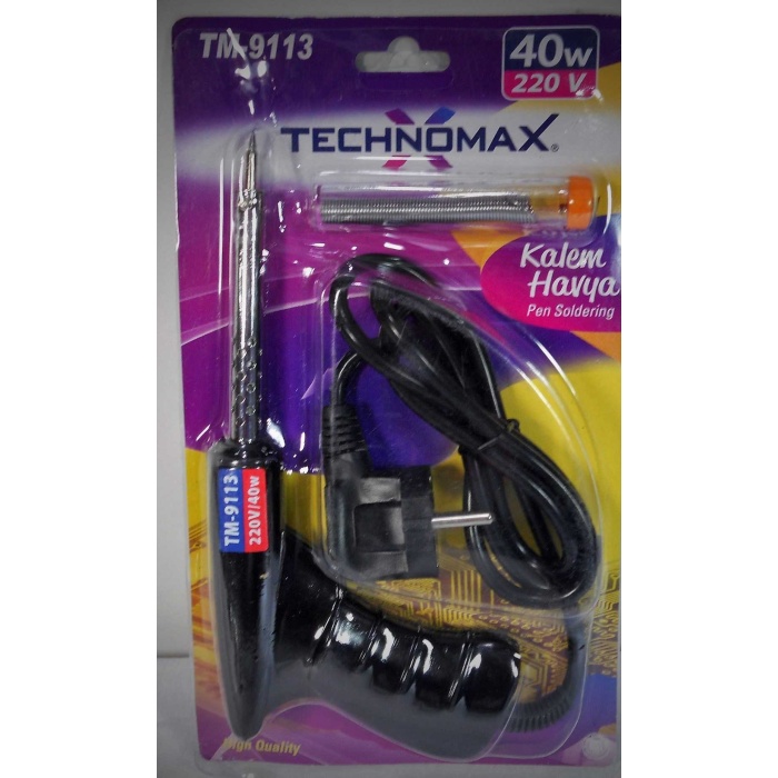 Kalem Tabanca  Lehim Havya Seti 40w / 220v - Technomax