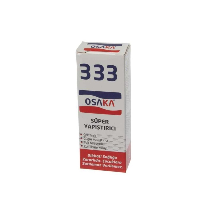 Osaka 333 Süper Yapıştırıcı 17 Gr (50 Adet Kutulu)