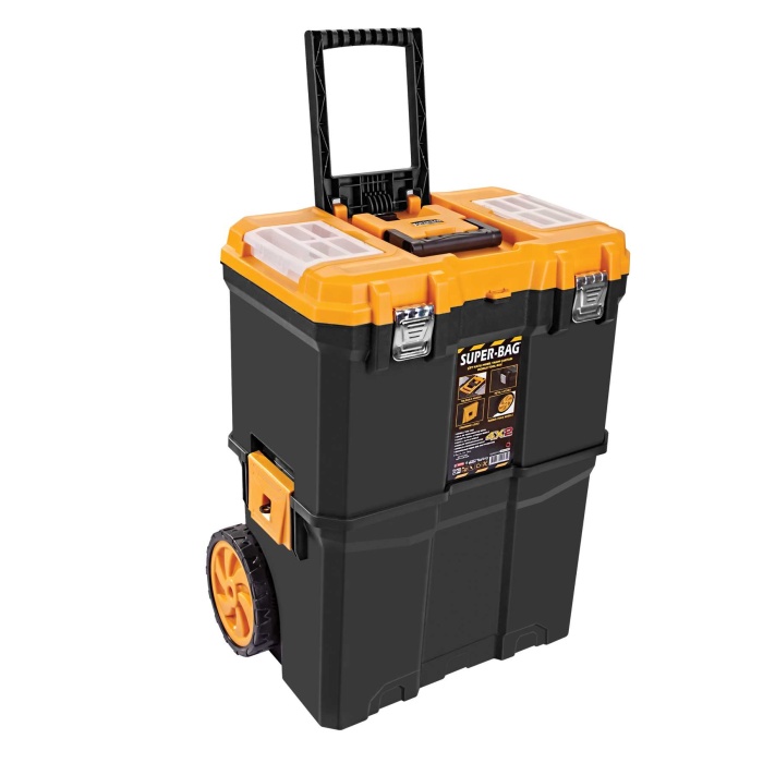 Super Bag Çift Katlı Tekerlekli Takım Çantası Asr-5039