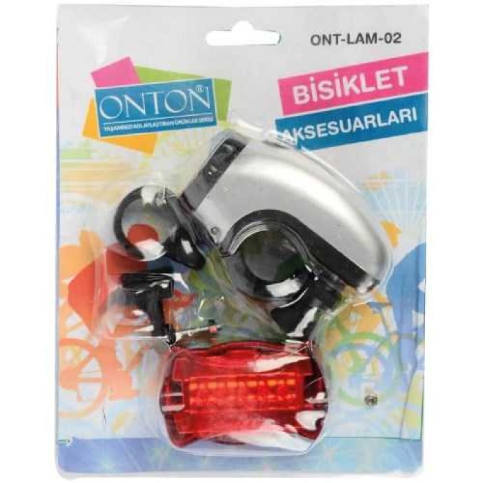 Onton  Ont-lam-02 Çok Fonksiyonlu Led Bisiklet Lambası