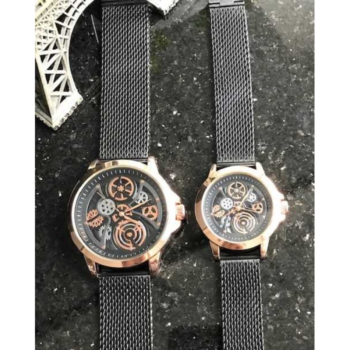 Zürih Watch Çift Sevgili Unisex Hasır Kordon Saat (kutulu)