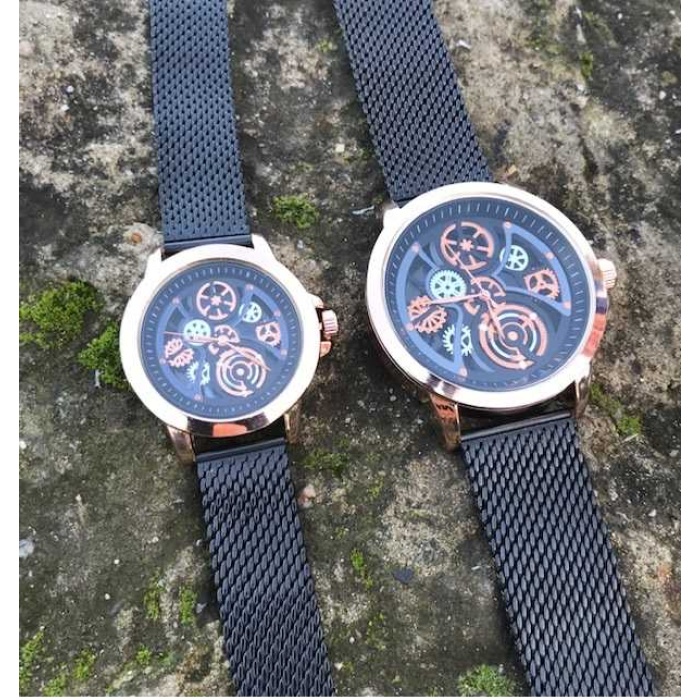 Zürih Watch Çift Sevgili Unisex Hasır Kordon Saat (kutulu)
