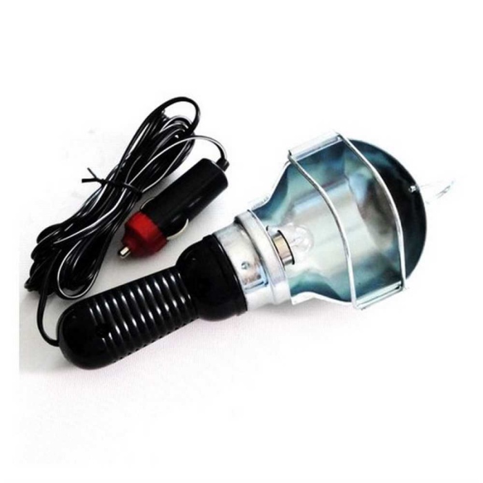 Carub 12 Volt 3 Metre Kablolu Metal Kafesli Seyyar Lamba