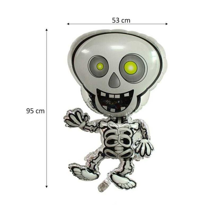 Kuru Kafa İskelet Kemik Folyo Balon 95 Cm