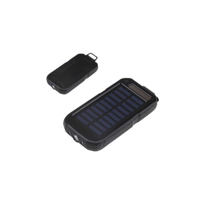 Güneş Enerjili Solar Taşınabilir Usb Girişli Şarj Cihazı Powerbank 15000 Mah