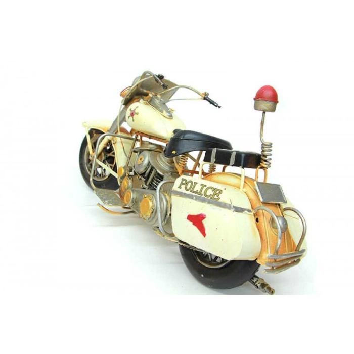 Dekoratif Cruiser Police Metal Motosiklet